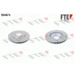 FTE BS4674 - Jeu de 2 disques de frein avant