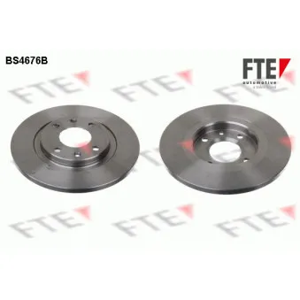 FTE BS4676B - Jeu de 2 disques de frein avant