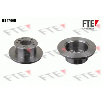 FTE BS4700B - Jeu de 2 disques de frein arrière
