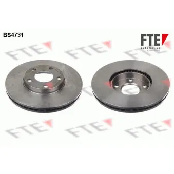 FTE BS4731 - Jeu de 2 disques de frein avant