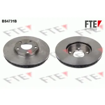 FTE BS4731B - Jeu de 2 disques de frein avant