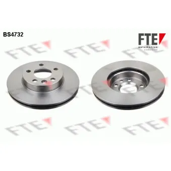 Jeu de 2 disques de frein avant FTE OEM 7D0615301A