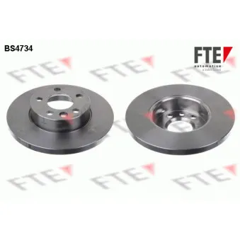 FTE BS4734 - Jeu de 2 disques de frein avant