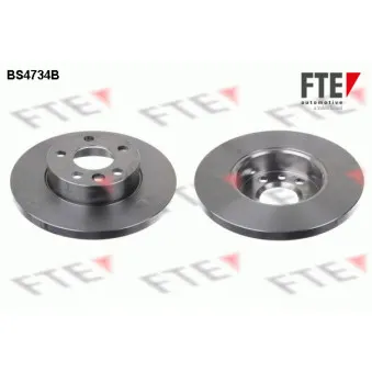 FTE BS4734B - Jeu de 2 disques de frein avant