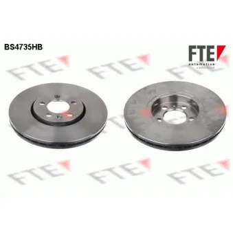 FTE BS4735HB - Jeu de 2 disques de frein avant