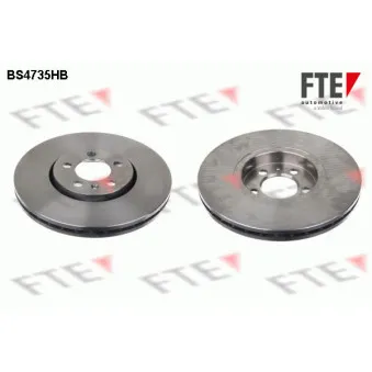 Jeu de 2 disques de frein avant FTE OEM 1J0615301C