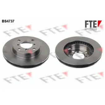 FTE BS4737 - Jeu de 2 disques de frein avant