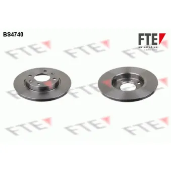 FTE BS4740 - Jeu de 2 disques de frein avant