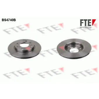 FTE BS4740B - Jeu de 2 disques de frein avant
