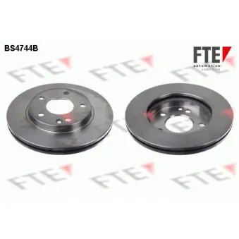 FTE BS4744B - Jeu de 2 disques de frein avant