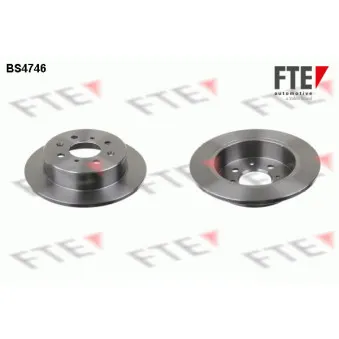 Jeu de 2 disques de frein arrière FTE OEM 42510SR3J01