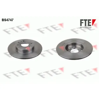 FTE BS4747 - Jeu de 2 disques de frein arrière
