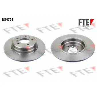FTE BS4751 - Jeu de 2 disques de frein arrière