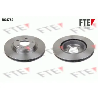 FTE BS4752 - Jeu de 2 disques de frein avant