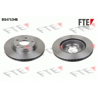 FTE BS4752HB - Jeu de 2 disques de frein avant