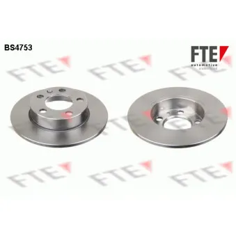 Jeu de 2 disques de frein arrière FTE OEM JZW698601AC