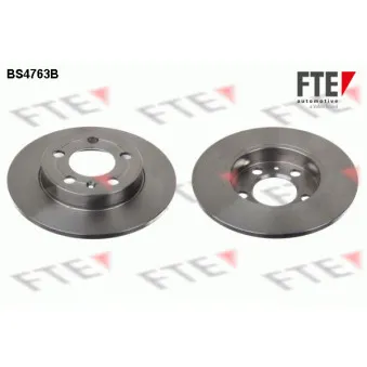 FTE BS4763B - Jeu de 2 disques de frein arrière