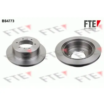 FTE BS4773 - Jeu de 2 disques de frein arrière