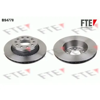 FTE BS4778 - Jeu de 2 disques de frein arrière