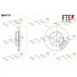 Jeu de 2 disques de frein avant FTE [BS4779]