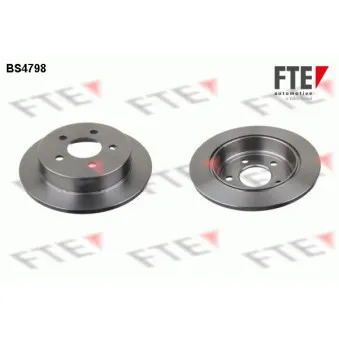 FTE BS4798 - Jeu de 2 disques de frein arrière