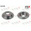 FTE BS4798B - Jeu de 2 disques de frein arrière
