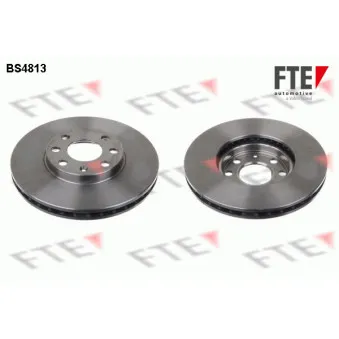 Jeu de 2 disques de frein avant FTE BS4813 pour OPEL ASTRA 1.4 - 90cv