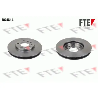 Jeu de 2 disques de frein avant FTE BS4814 pour OPEL ZAFIRA 1.6 - 105cv