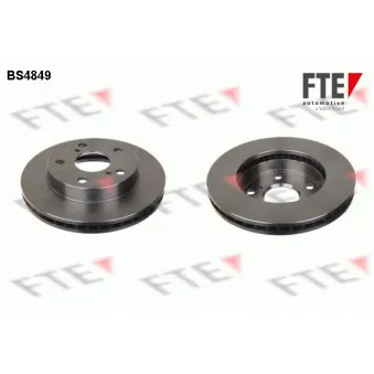 Jeu de 2 disques de frein avant FTE OEM 4351228110