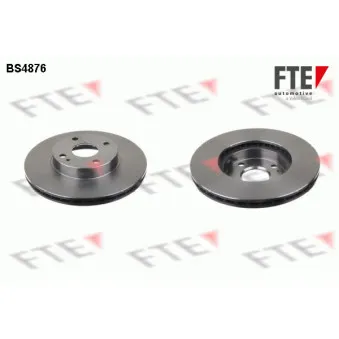 FTE BS4876 - Jeu de 2 disques de frein avant