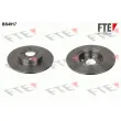 FTE BS4917 - Jeu de 2 disques de frein arrière
