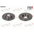 FTE BS4917B - Jeu de 2 disques de frein arrière