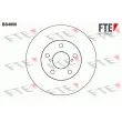 FTE BS4960 - Jeu de 2 disques de frein avant