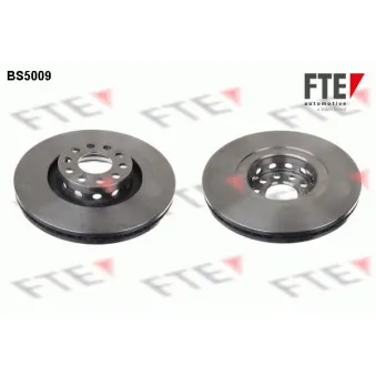 Jeu de 2 disques de frein avant FTE BS5009 pour AUDI A4 S4 quattro - 265cv