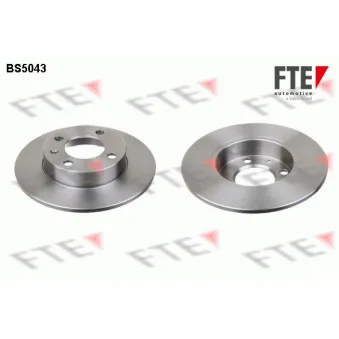 Jeu de 2 disques de frein arrière FTE OEM 6N0615601A