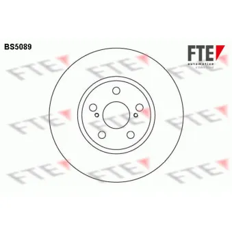 Jeu de 2 disques de frein avant FTE OEM 4351220601