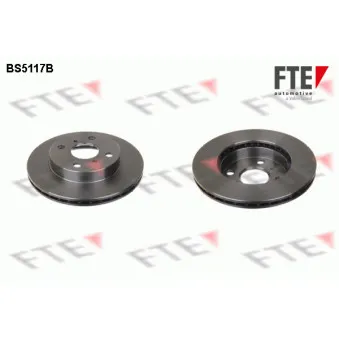 FTE BS5117B - Jeu de 2 disques de frein avant
