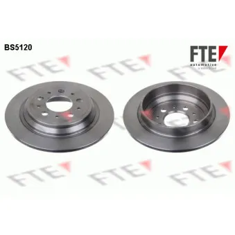 Jeu de 2 disques de frein arrière FTE OEM 2722486