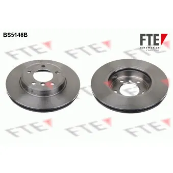 Jeu de 2 disques de frein avant FTE OEM 34116757526