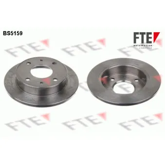 Jeu de 2 disques de frein avant FTE OEM 5171202110