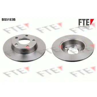 Jeu de 2 disques de frein arrière FTE OEM 4B0615601B