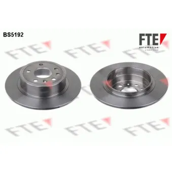 FTE BS5192 - Jeu de 2 disques de frein arrière