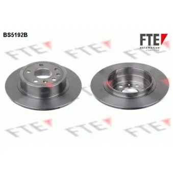 FTE BS5192B - Jeu de 2 disques de frein arrière