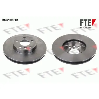 Jeu de 2 disques de frein avant FTE OEM 1141782