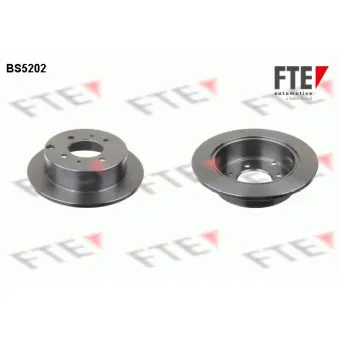 FTE BS5202 - Jeu de 2 disques de frein arrière