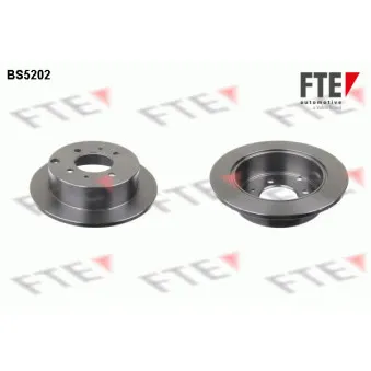 Jeu de 2 disques de frein arrière FTE OEM 5841138310