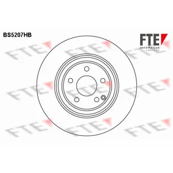 FTE BS5207HB - Jeu de 2 disques de frein avant