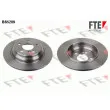 FTE BS5209 - Jeu de 2 disques de frein arrière