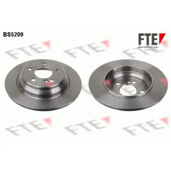 Jeu de 2 disques de frein arrière FTE OEM 2204230112