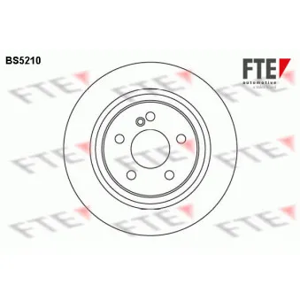 FTE BS5210 - Jeu de 2 disques de frein arrière
